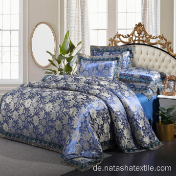 Luxuriöses Bettwäsche-Set aus 100 % Baumwollspitze